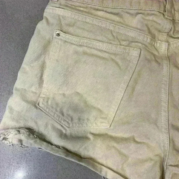 Zara yellow tye dye shorts - Picture 8 of 11